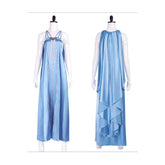 Padmé Amidala Blue Nightgown Dress Outfits Cosplay Costume